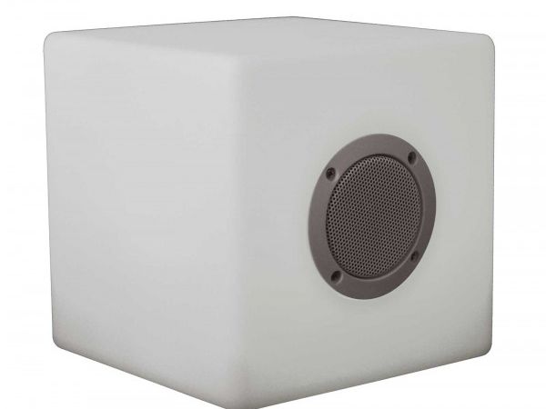 Enceinte lumineuse autonome bluetooth, Cube de 40 cm