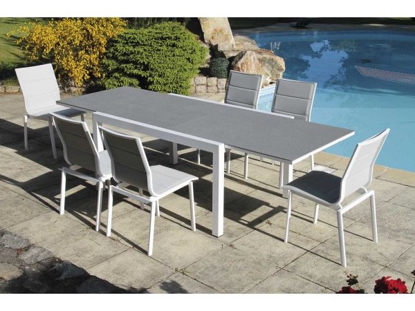 Ensemble Evian (1 table + 6 chaises)