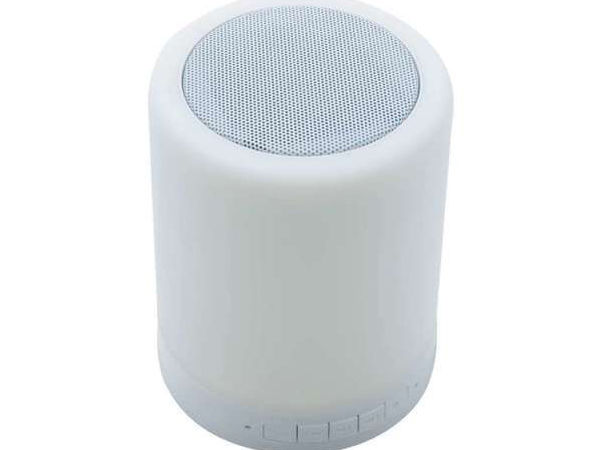 Lampe à LEDs à variation de couleur et enceinte intégrée Bluetooth